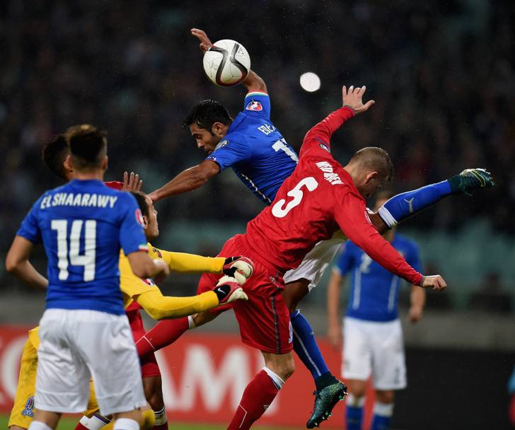 Azerbaigian-Italia, Euro 2016. Getty Images